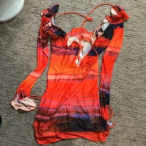 Selfie Leslie Orange Dress